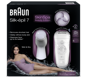 Бездоганний догляд за тілом та обличчям із набором Braun Silk-épil SkinSpa Face & Body Care