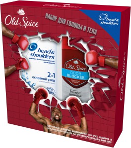 Old Spice Odor Blocker spray + h&s basic clean