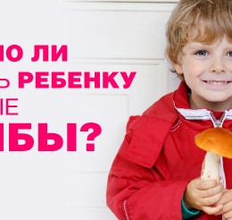 Можно ли давать ребенку лесные грибы?