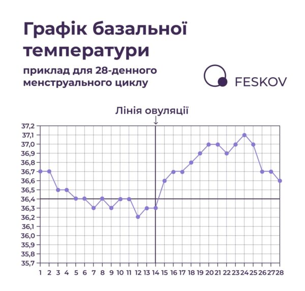 перший тиждень вагітності, графік базальної температури