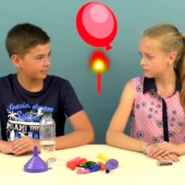 Удивительный эксперимент: воздушный шарик и огонь. Видео Cool School