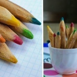 Оригінальний рецепт дитячого печива: їстівні кольорові олівці (ФОТО)