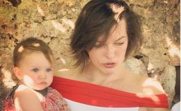Мілла Йовович показала молодшу дочку
