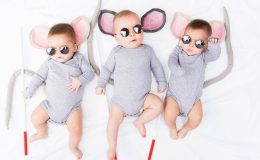 Стильные тройняшки в ярких образах стали звездами сети