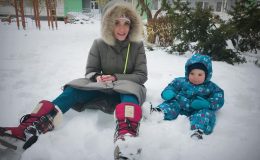 Звезды на снегу: как украинские селебрити встретили первый снег
