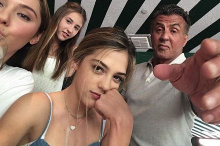 Сильвестр Сталлоне с дочками