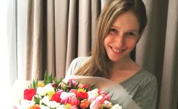 Катя Осадча показала перший транспорт маленького сина