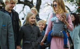 Наталья Водянова с детьми побывала на безумном фестивале Полунина