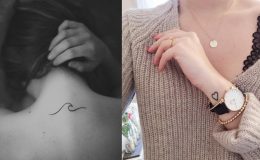 Изящный аксессуар для стильной мамы: 30 идей для маленьких татуировок