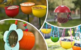 Как сделать кормушку для птиц с ребенком: 7 оригинальных идей