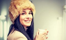 Маша Ефросинина выгуляла сына и шубу за 20 тысяч гривен