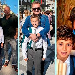 День знаний: как звездные родители детей в школу провожали