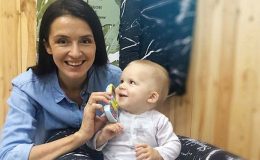 Валентина Хамайко привітала сина із першим Днем народження