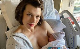 Невероятно мило: Милла Йовович показала новорожденную дочку