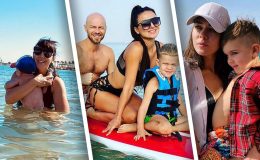 В теплые края. Украинские звездные родители, которые отправились на море