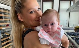 Ганна Курнікова показала, як мило спілкується з однорічною донькою