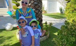 Катерина Бужинська вразила сімейними образами з дітьми на відпочинку