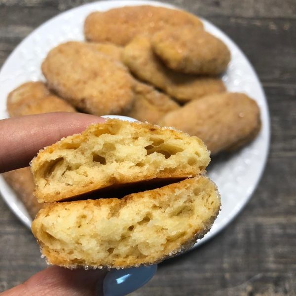Homemade cookies for children on kefir