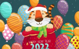Поздравления с Новым годом 2022, самые лучшие картинки в год Тигра