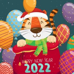 Поздравления с Новым годом 2022, самые лучшие картинки в год Тигра