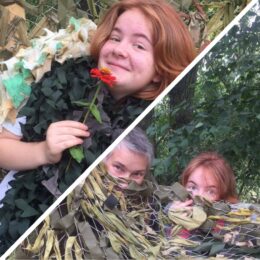 Волонтерству всі віки покірні: плетіння маскувальних сіток замість літнього табору