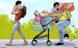 Жизнь с младенцем в честных картинках: себя узнает каждый родитель
