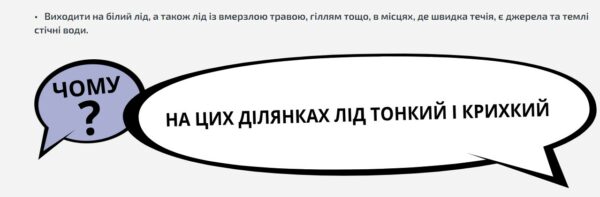 Основні правила поведінки біля замерзлих водойм