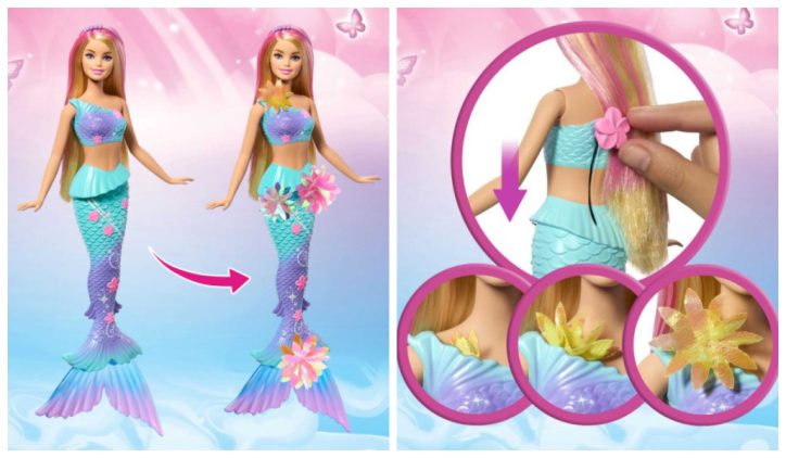 Русалонька "Квіткова магія" серії "Фантастичний світ" Barbie