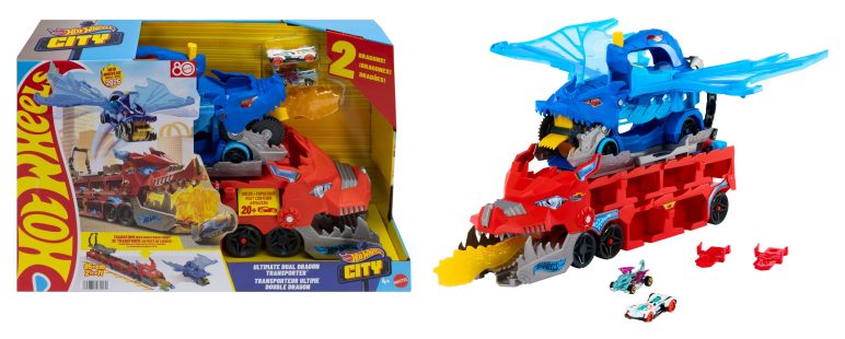 транспортером-трансформером «Два дракони» Hot Wheels