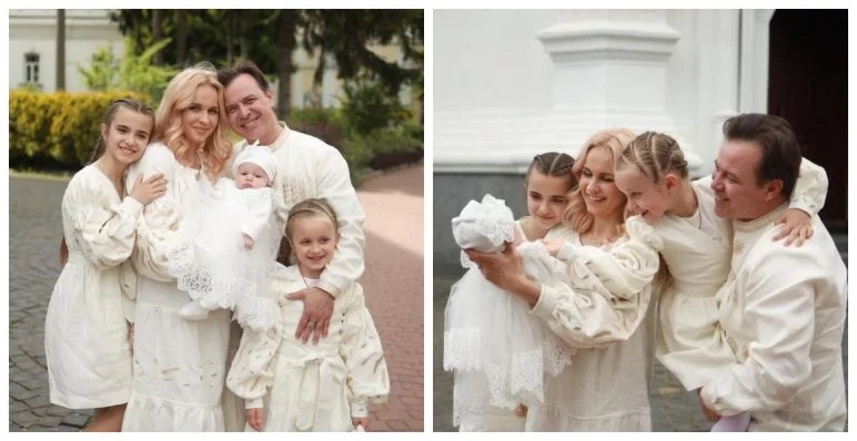 Лілія Ребрик та її найменша донька Аделіна