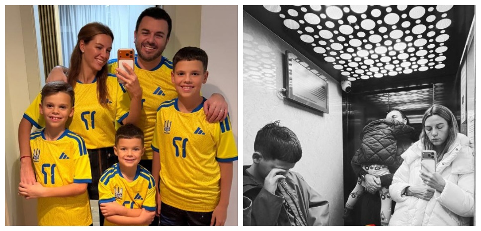 Зіркові родини в укриттях: стало відомо, хто саме провів ніч у підвалах (ФОТО)