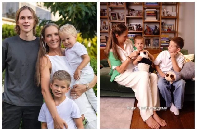 Катя Осадча діти Катя Осадча та її сини