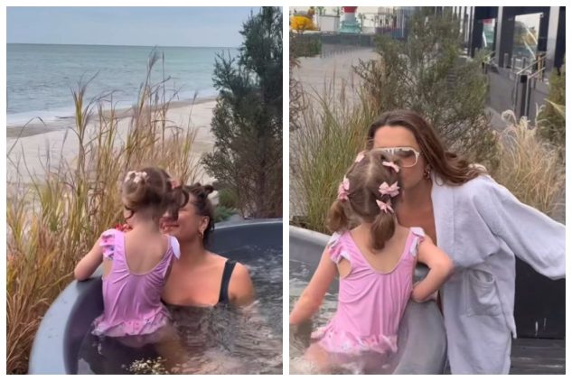 Наталя Могилевська з донькою