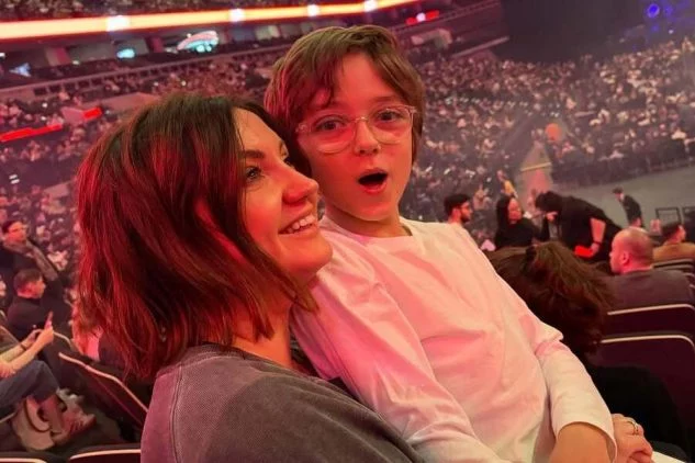 Ольга Цибульська та її син