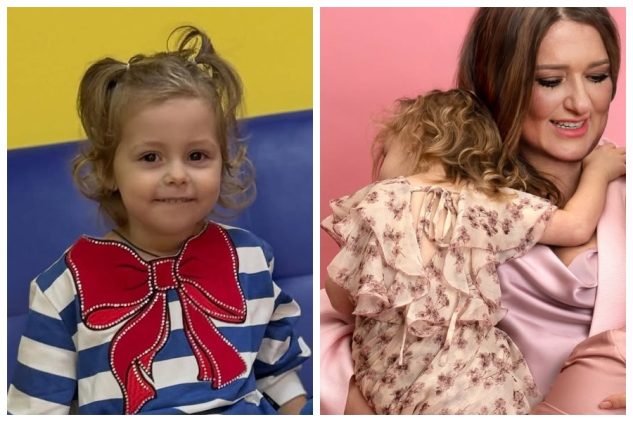 Дівчинка Лея та Софія донька Могилевської