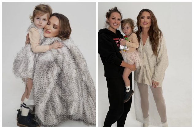 Наталя Могилевська та дівчинка з реклами