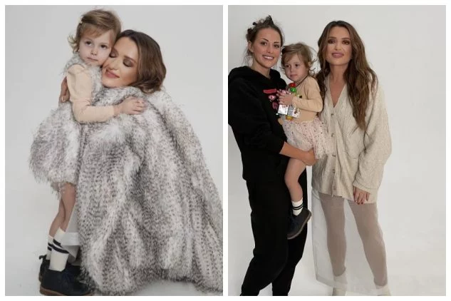 Наталя Могилевська та дівчинка з реклами