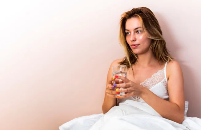 Напій на ніч для схуднення живота