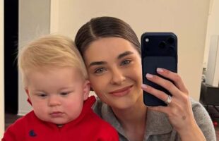 Дружина Остапчука розповіла, як повернулася у форму після пологів